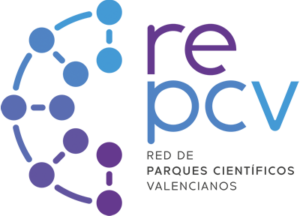 Logotip de la Xarxa de Parcs Científics Valencians