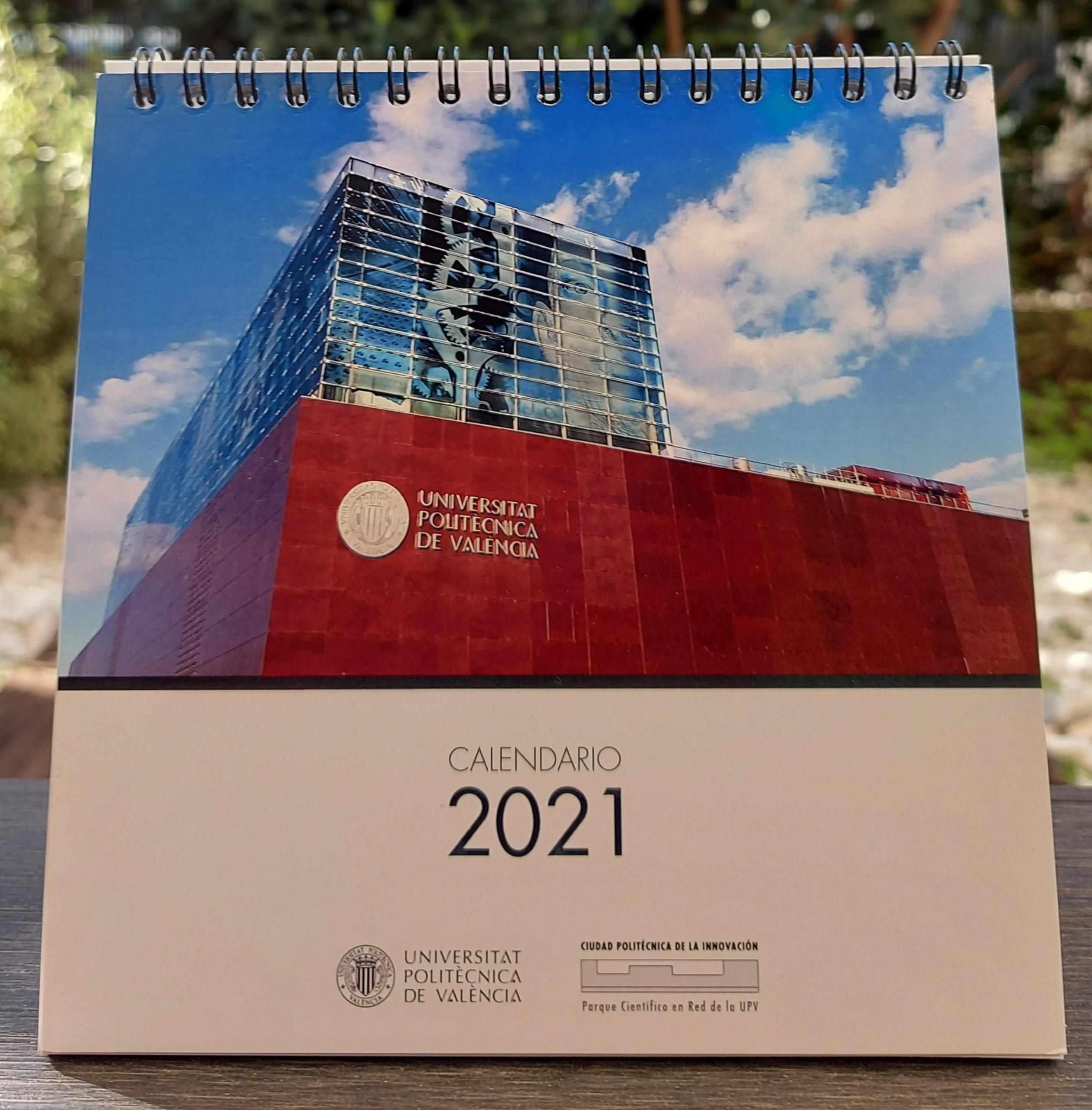 Portada calendario CPI UPV 2021