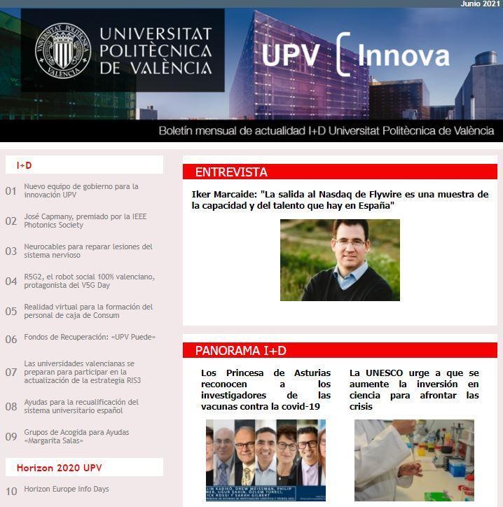 Boletín UPV Innova Junio 2021