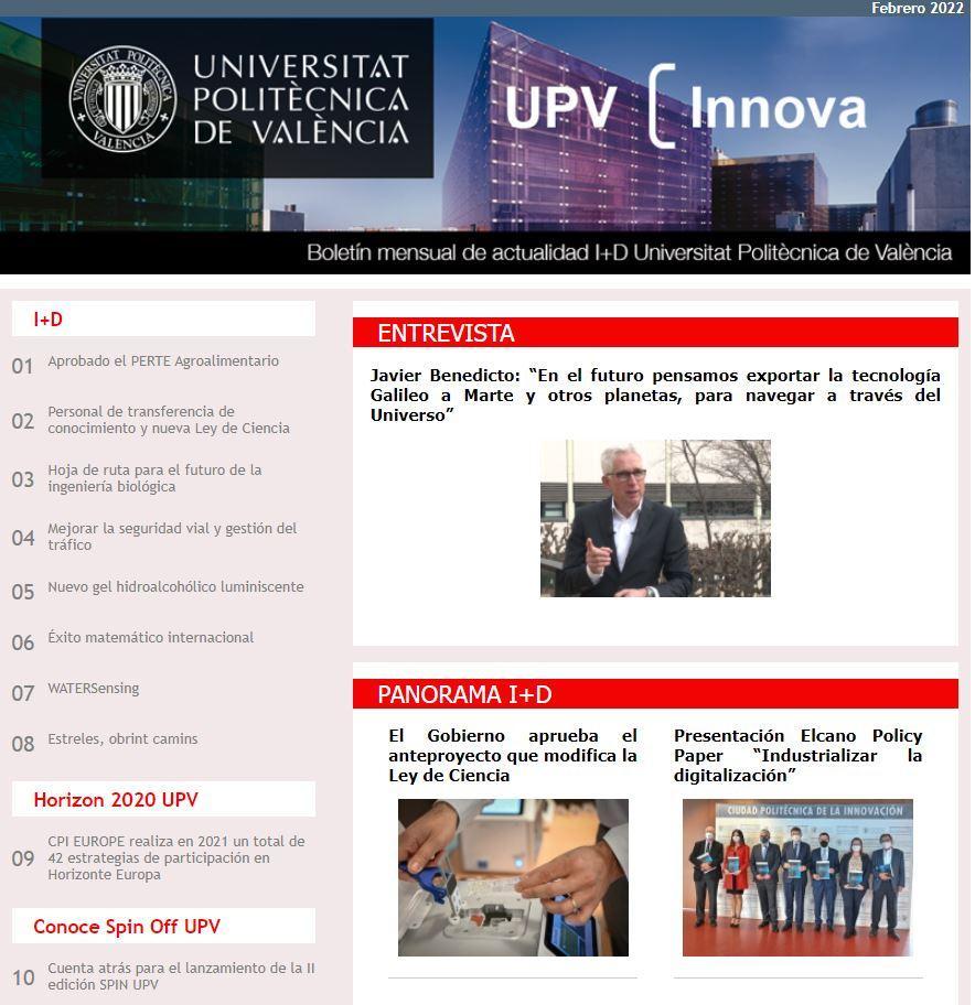 Boletin UPVInnova febrero 2022