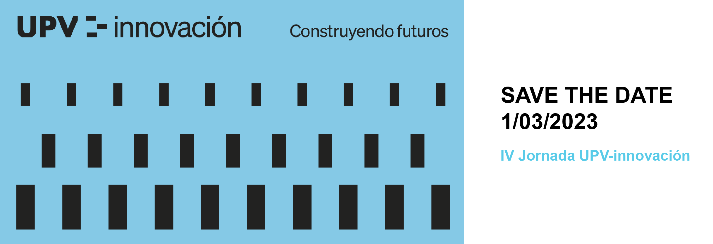 save the date IV jornada UPV innovacion